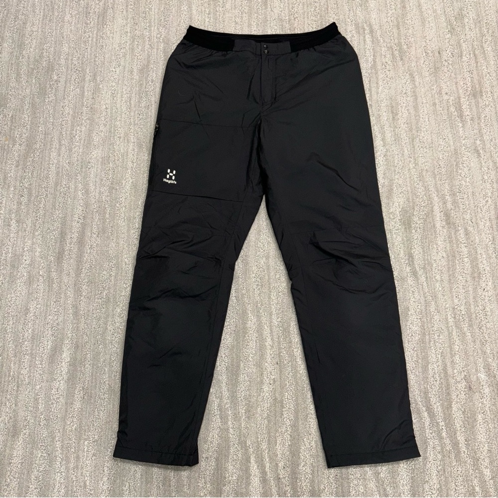 Haglöfs Women’s Mimic Silver Pant True Black Zip Sides Size L
